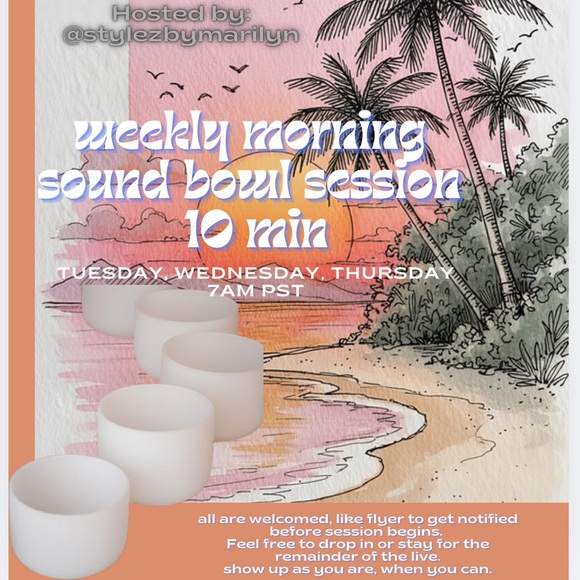 Other - Like to get notified 4 sound bowl healing + grounding 10 min session